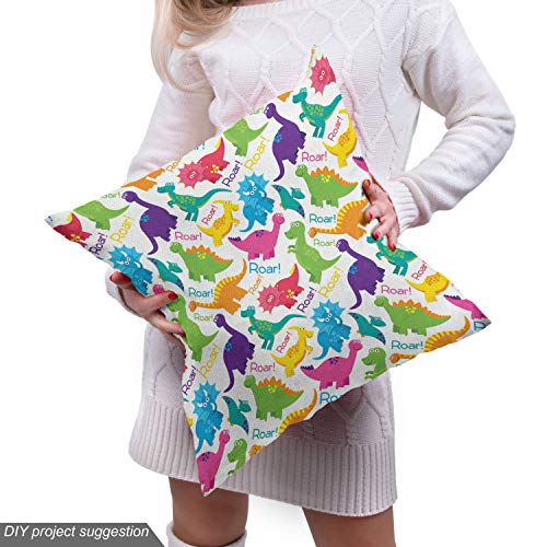 Dinosaur Print Fabric for Upholstery, 3 Yards