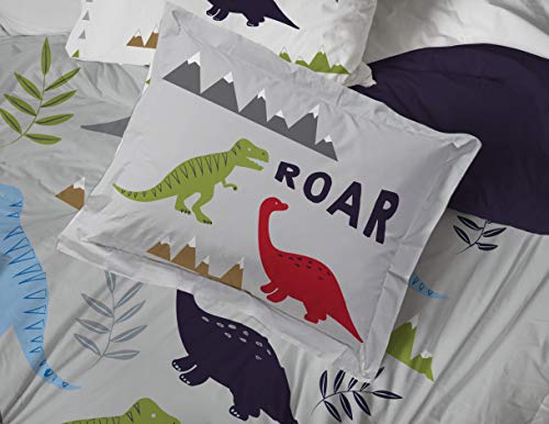 Dinosaur Roar Twin Bedding Set with Comforter & Sheet