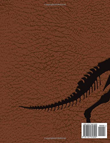 T-Rex Fossil Notebook - 120 Lined Pages
