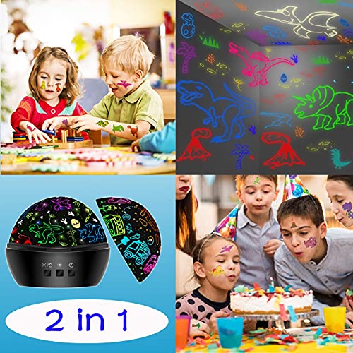 Dino Projection Car Toys for 2-10 Years Old