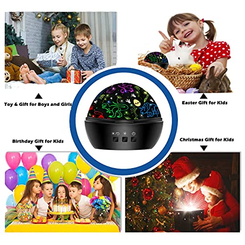 Dino Projection Car Toys for 2-10 Years Old