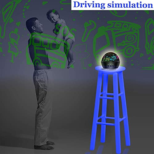 Dino Projection Car Toys for 2-10 Years Old