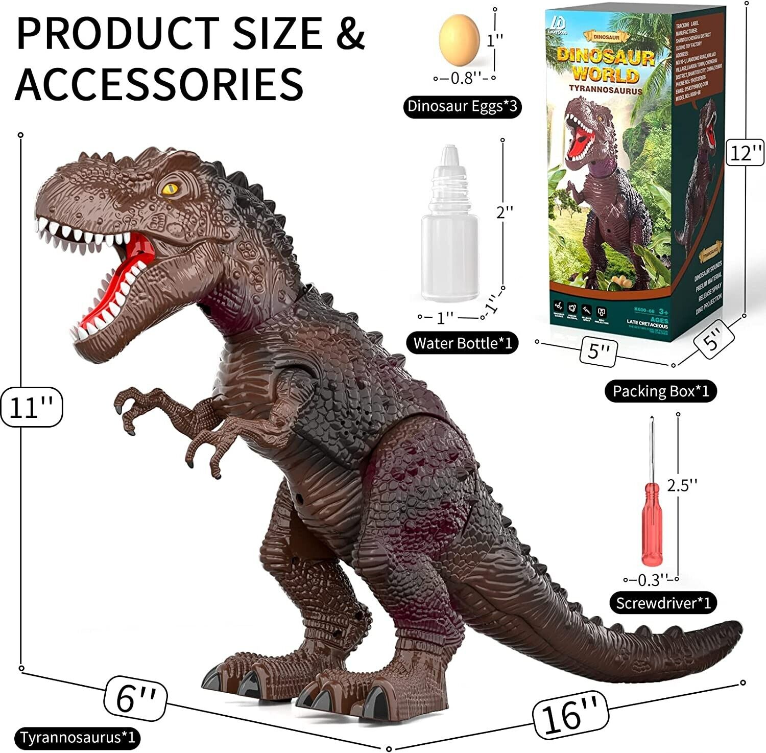 Jurassic Dino Toys for Boys 4-7