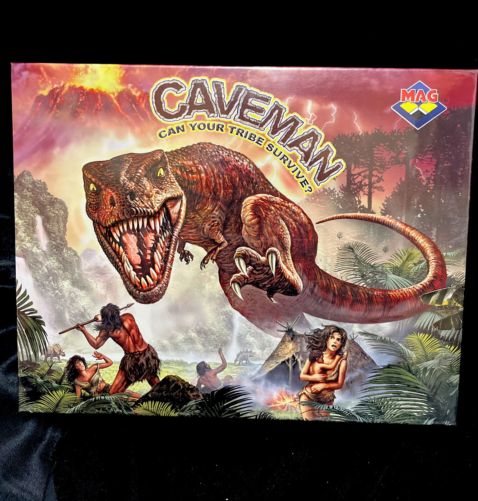 Dinosaur Caveman Board Game for Family