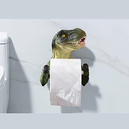 Dino Wall Mount Toilet Paper & Towel Holder