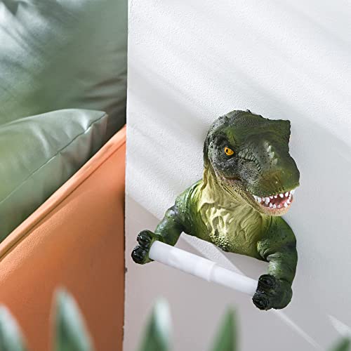 Dino Wall Mount Toilet Paper & Towel Holder