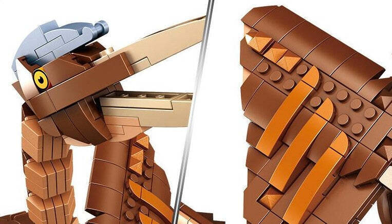 Pterodactyl & Fossil Building Blocks Set