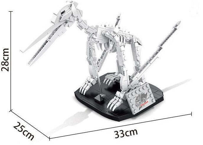 Pterodactyl & Fossil Building Blocks Set