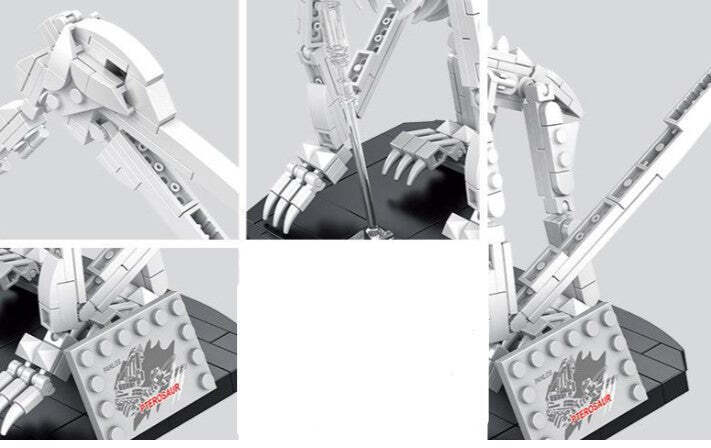 Pterodactyl & Fossil Building Blocks Set