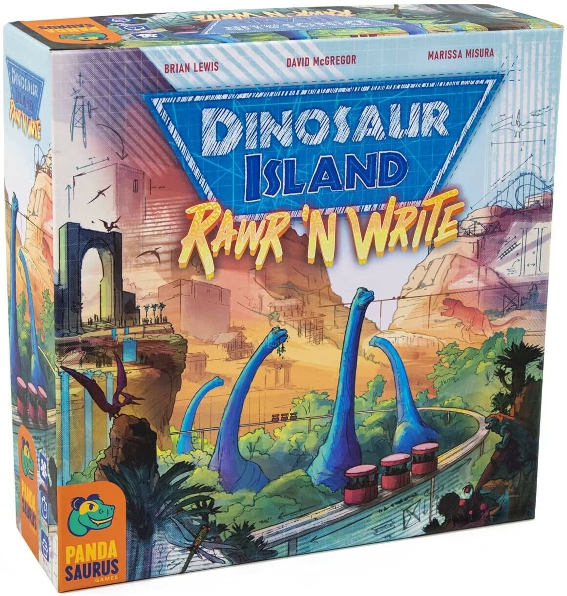 Pandasaurus Games Dinosaur Island: Rawr 'n Write Board Game