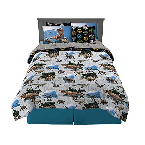 Jurassic World 7pc Full Size Bedding Set