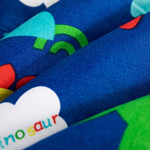 7 Piece Full Size Dinosaur Bedding Set