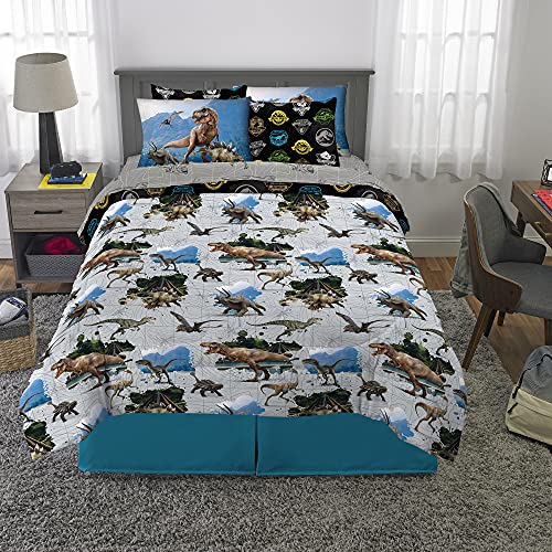 Jurassic World 7pc Full Size Bedding Set