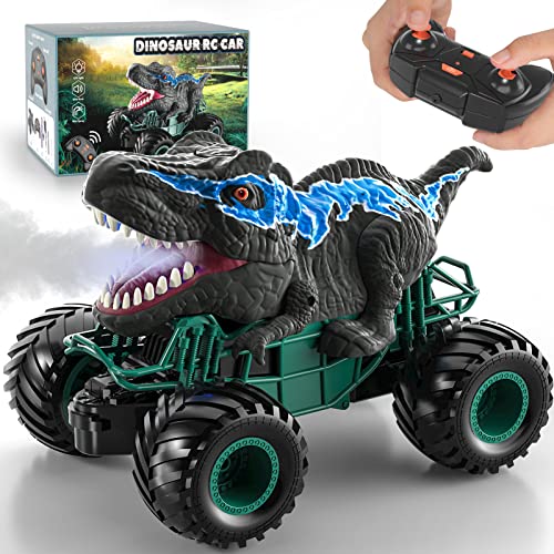 Dino RC Car with Light, Sound & Spray