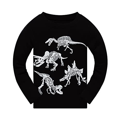 Glow-in-the-Dark Dinosaur Pajama Set for Boys