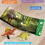 Realistic Dinosaur Figures with Sound Book for Kids