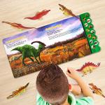 Realistic Dinosaur Figures with Sound Book for Kids