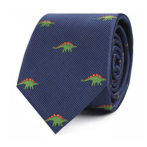Stegosaurus Dinosaur Necktie for Men