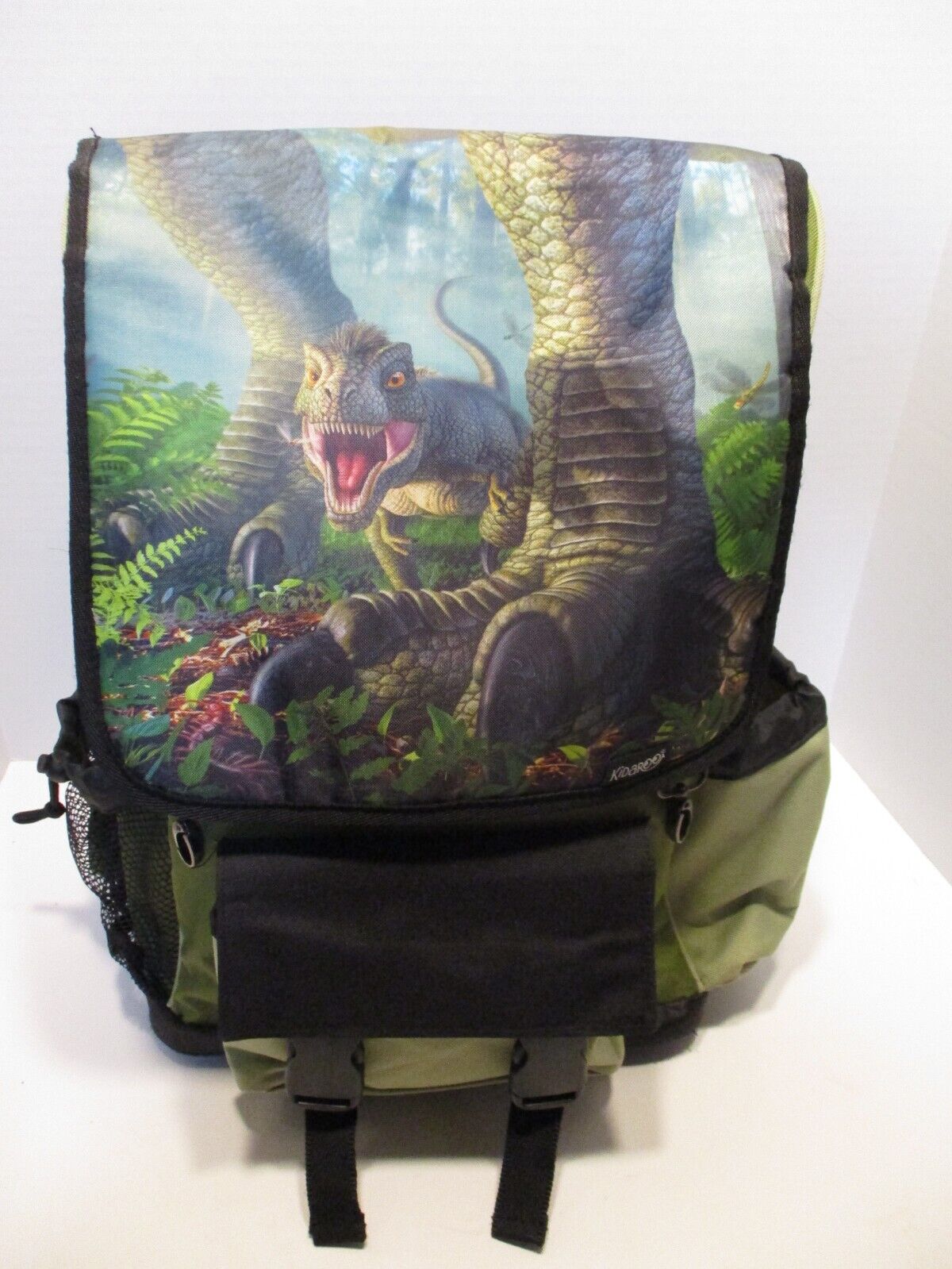 Dinosaurs Multi-Pocket Kids Backpack with Interchangeable Cover