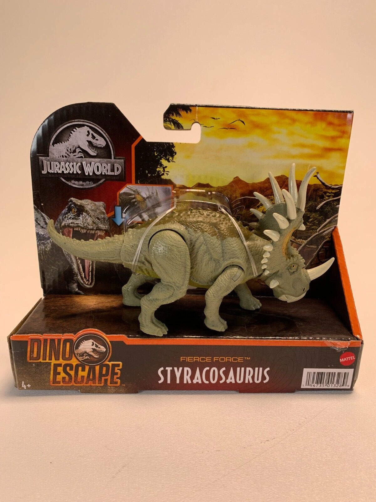 MATTEL Jurassic World Fierce Force Dino Escape Styracosaurus 