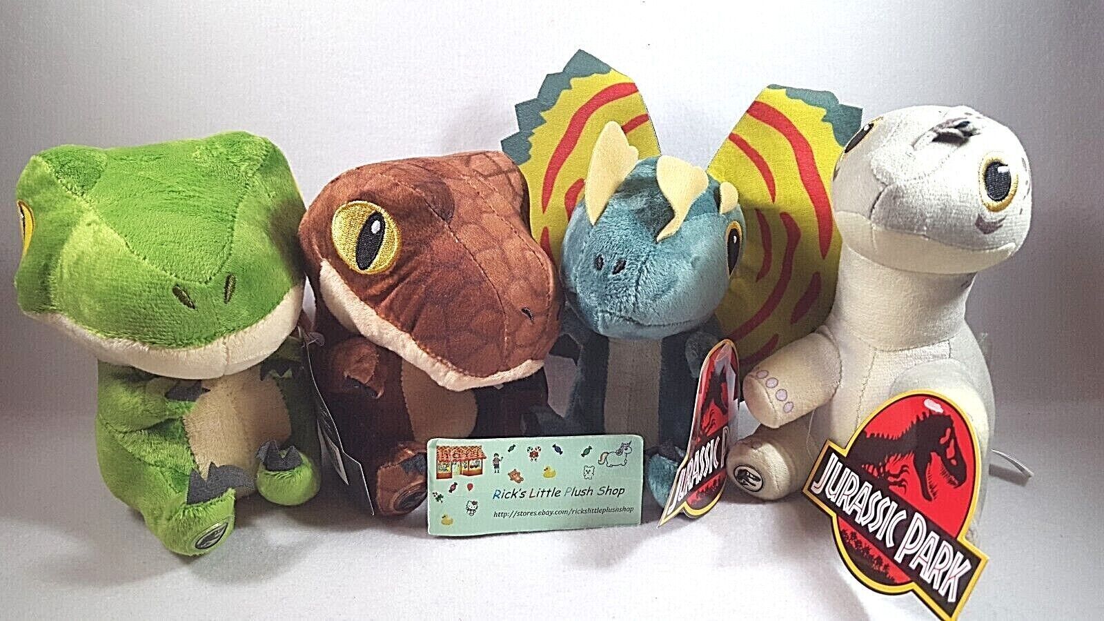 Jurassic Park World Plush Dominion Dinosaurs 6-7” Soft Stuffed 2022 Licensed New