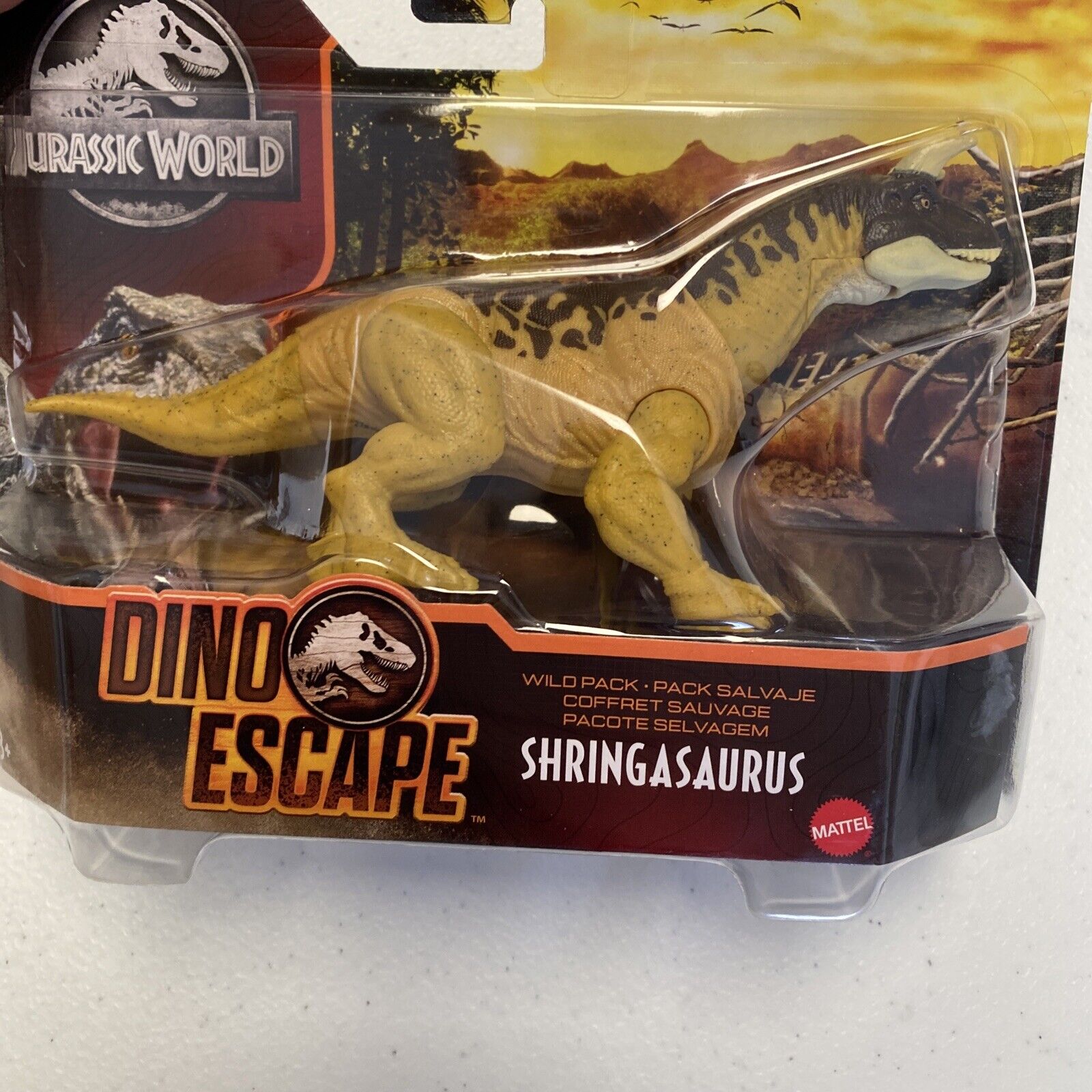 NEW - Jurassic World 2021 Shringasaurus DINOSAUR Figure Wild Pack Dino Escape