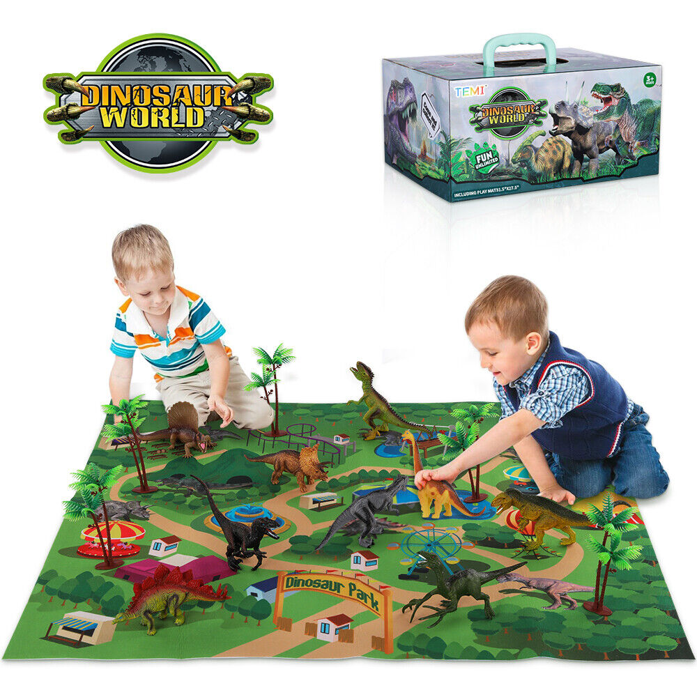 Jurassic Dinosaur Toy Animal Set for Kids