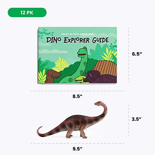 12 Realistic Dinosaur Figures for Kids Education!