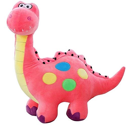 Marsjoy 14" Pink Stuffed Dinosaur Plush Toy, Plush Dinosaur Stuffed Animal, Dinosaur Toy for Baby Girl Boy Kids Birthday Gifts