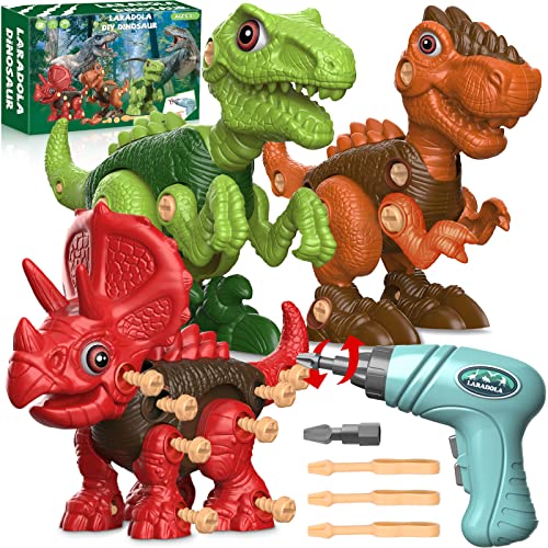 Dinosaur Construction Toys with Electric Drill for Kids