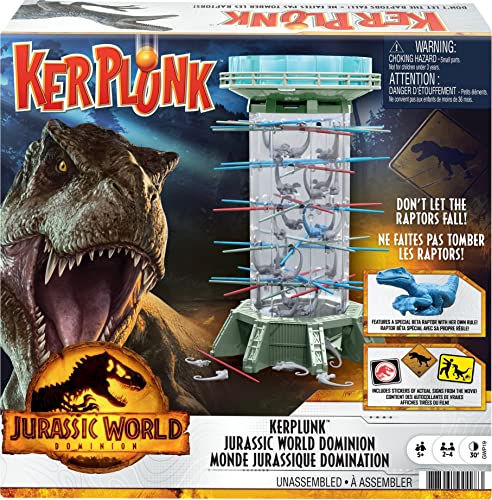 Jurassic World Dominion Game with Velociraptor Toys