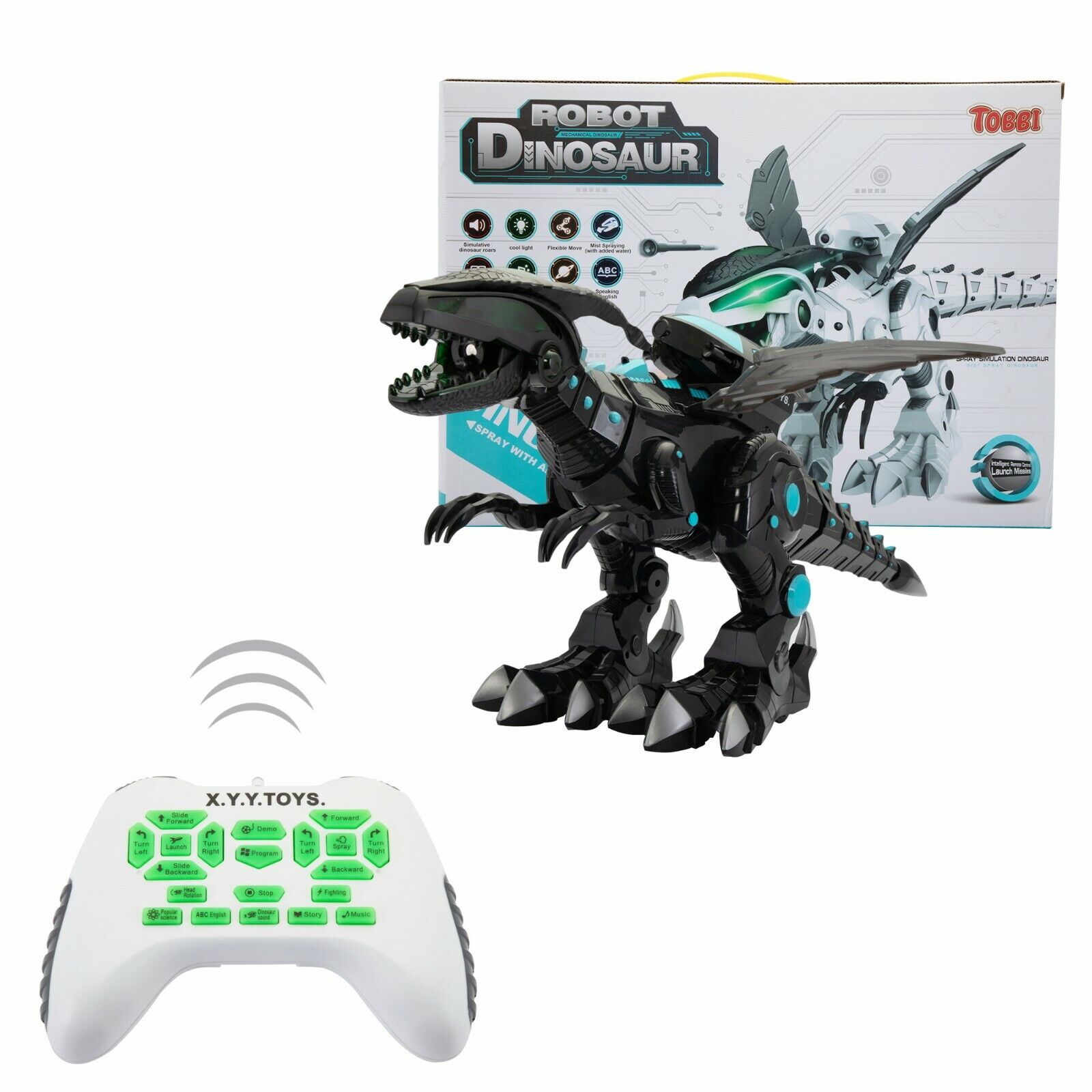 RC Dinosaur Robot Interactive Toy - Christmas Gift