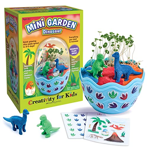 Creativity for Kids Mini Garden: Dinosaur Terrarium - Arts and Crafts for Boys and Girls Ages 6-8+