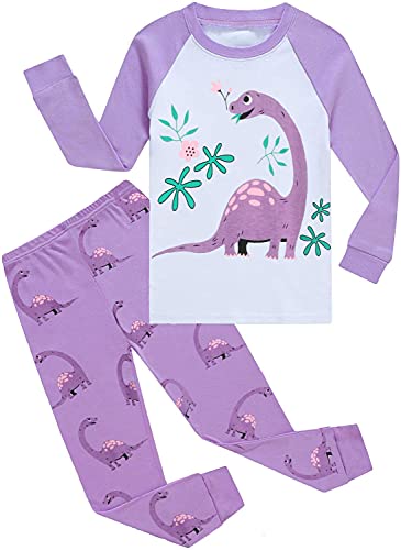 Girls Dinosaur Pajama Set - Long Sleeve