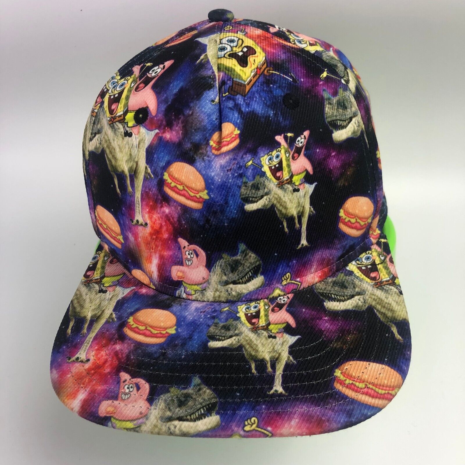 Dino Print Snapback Hat for Adults