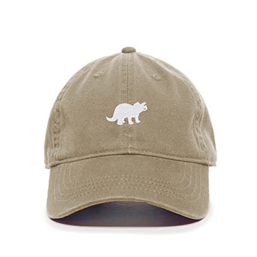 Embroidered Triceratops Baseball Cap Adjustable Hat