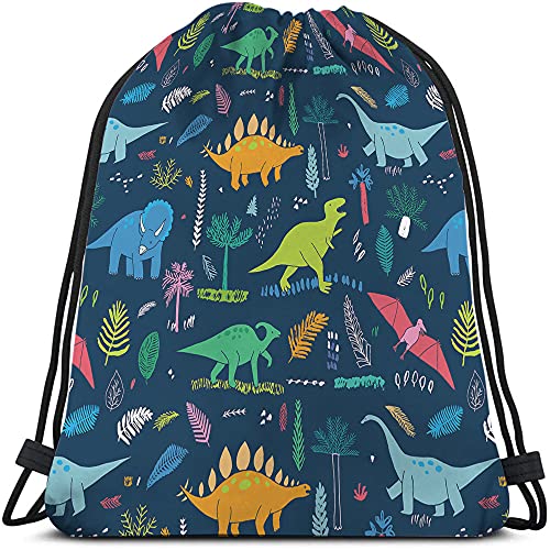 Dinosaur Drawstring Backpack for all ages