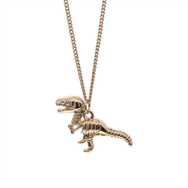 Small T-Rex Dinosaur Necklace - Gothic Jewelry