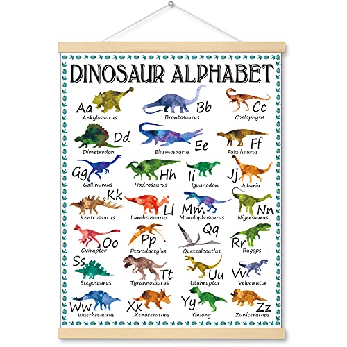 Dinosaur Alphabet Learning Chart for Kids