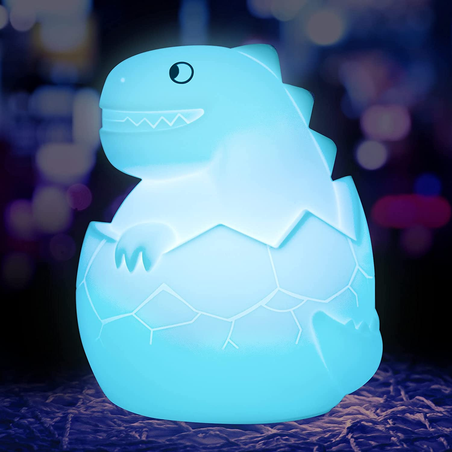 Adorable Dino Night Light for Kids' Rooms