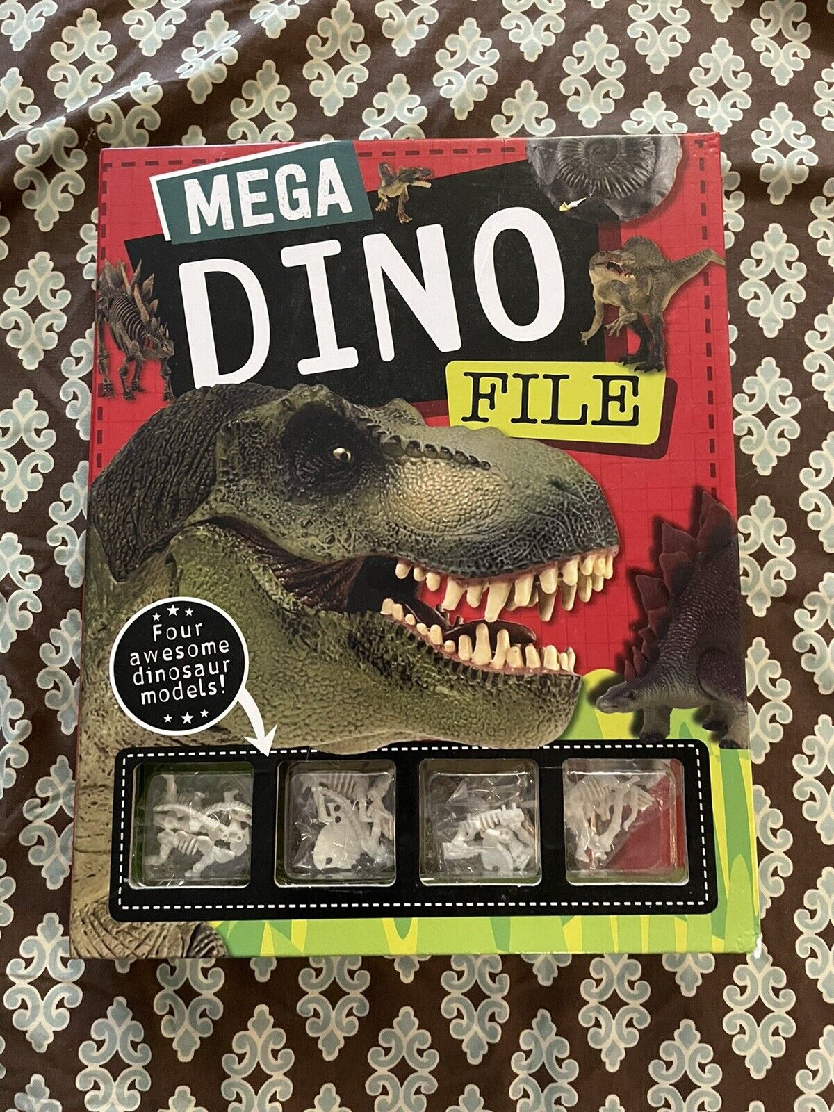 Mega Dino Educational Book with Model & Poster