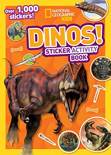 NG Kids Dinos Sticker Book with 1,000+ Stickers!