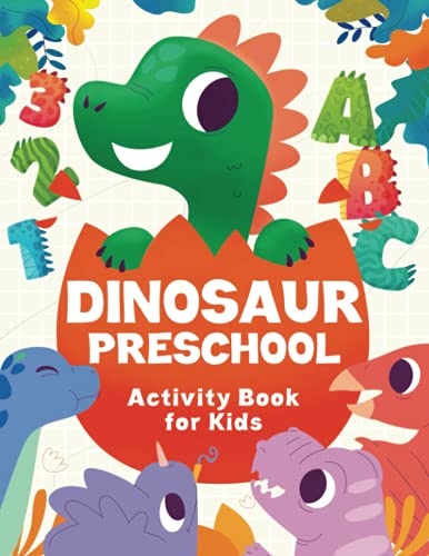 Dinosaur Activity Book for Preschoolers Ages 3-5