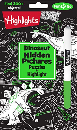 Highlight Dinosaur Hidden Pictures Puzzles Activity Book