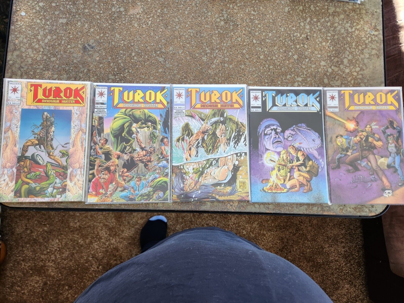 Turok: Dinosaur Hunter Comic Book Lot Of 5