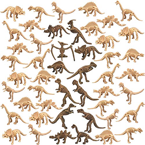 48 PCS Dinosaur Fossil Skeleton Toys