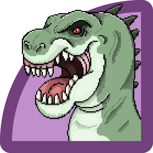 Dinosaur Color By Number, Pixel Art Dinosaur