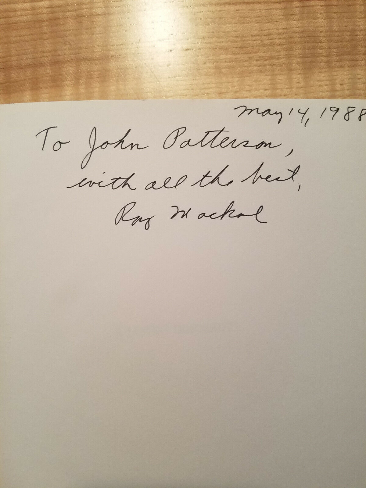 Signed 1987 book: In Search of Mokele Mbembe
