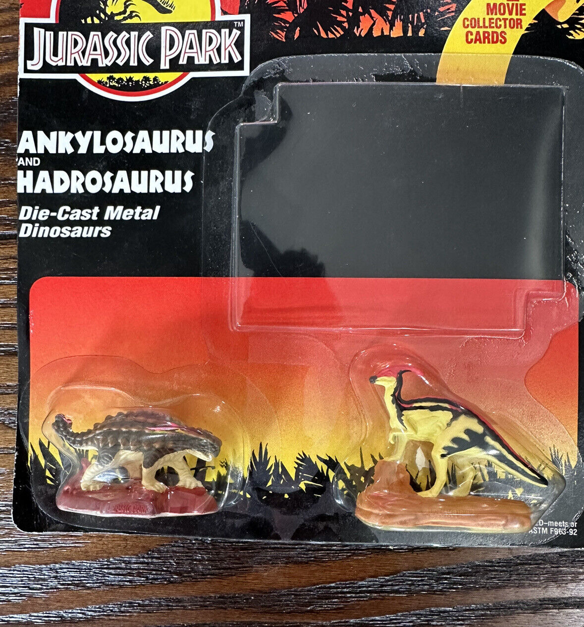 Vintage Kenner Jurassic Park Die Cast Dinosaur Set