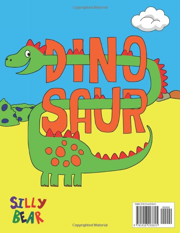 Silly Bear Dino Colouring Book: Ages 3-6 (UK)